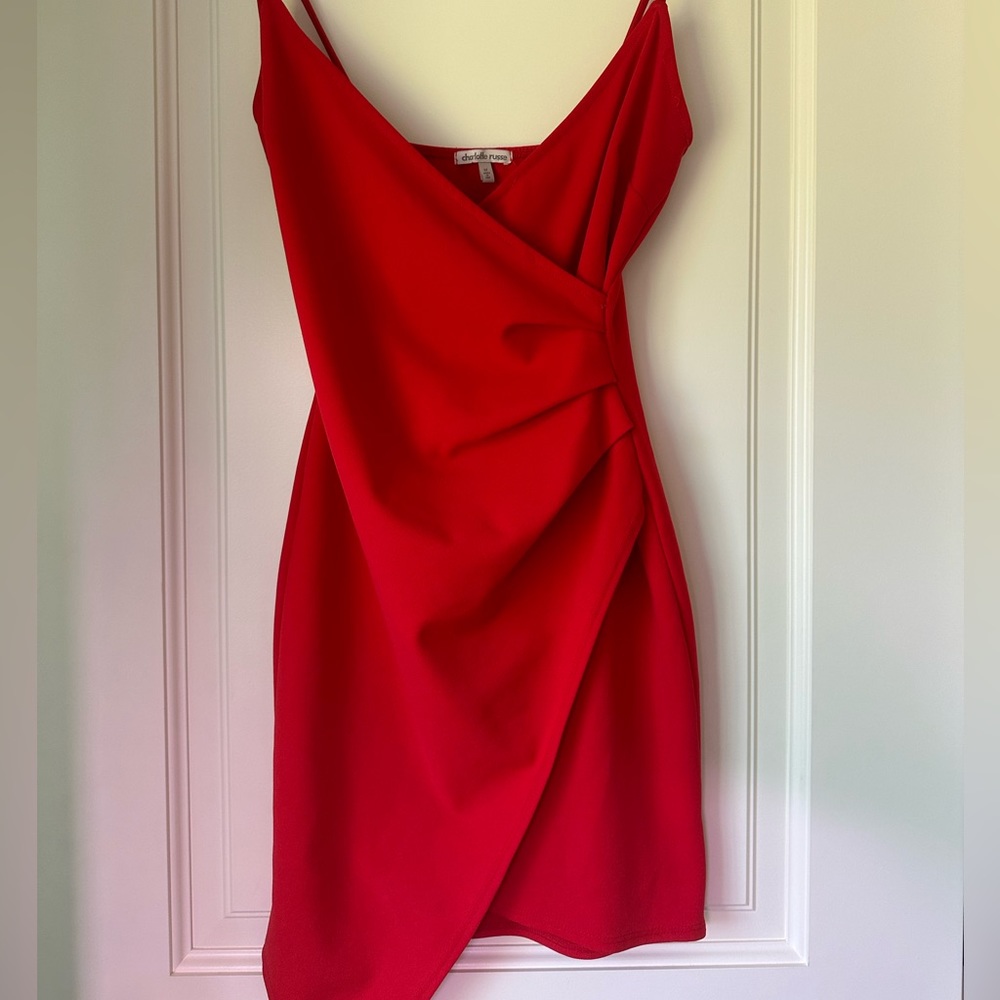 Red mini dress. Size medium. Charlotte Russe